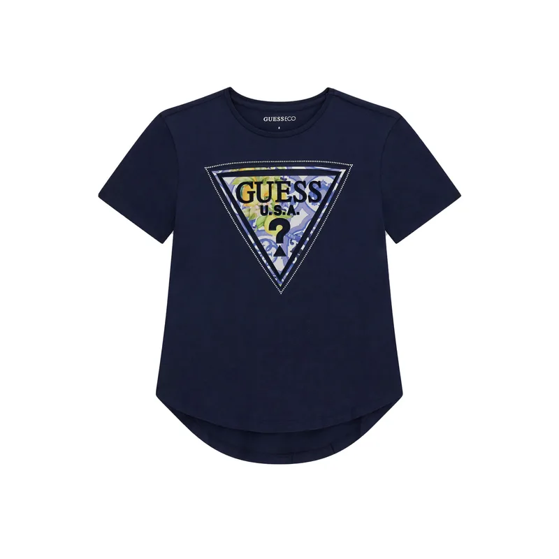 Guess T-Shirt J6GI13 K6YW4 Σκούρο μπλε Relaxed Fit