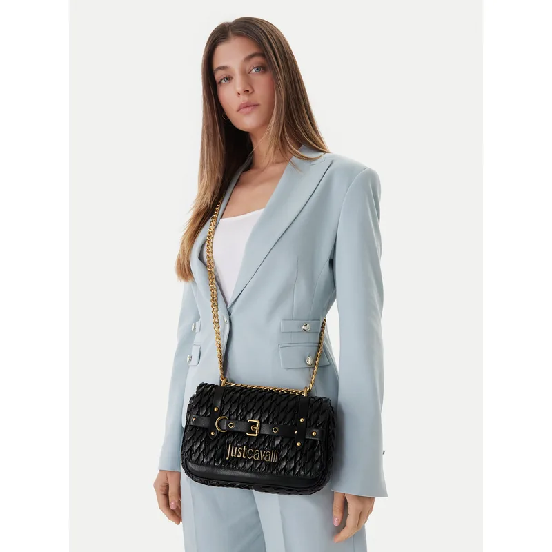 Τσάντα Just Cavalli 80RA4BG5 ZSD90 Μαύρο
