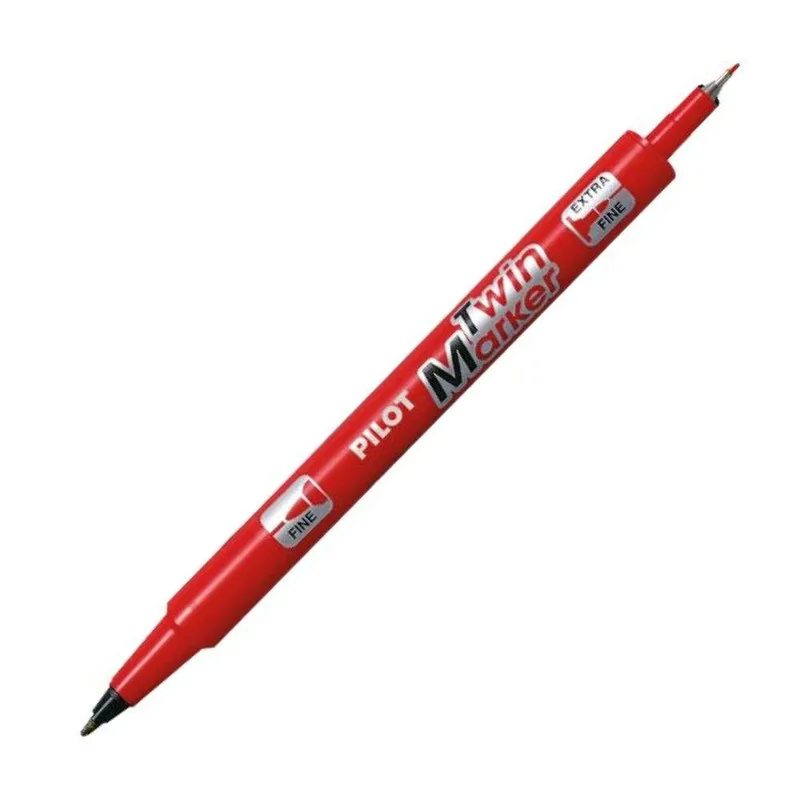 Μαρκαδόρος Pilot Twin Marker Begreen Κόκκινος SCA-TM-R-BG