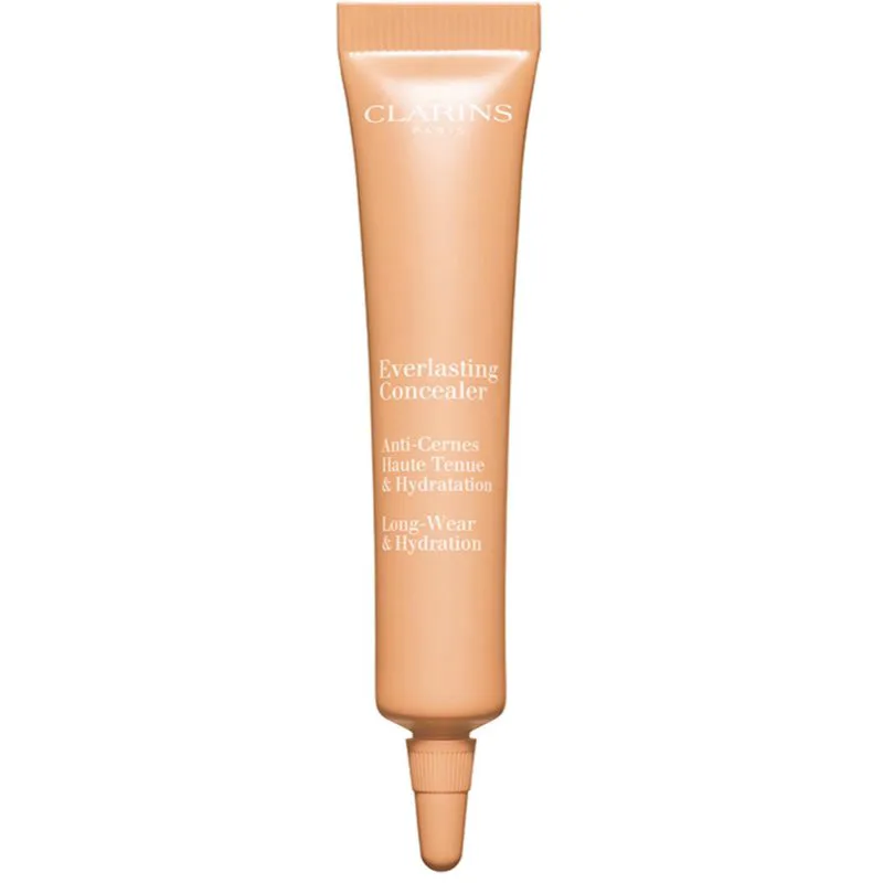 Clarins Everlasting Concealer Long-Wear & Hydration ενυδατικός διορθωτής για την αντιμετώπιση των μαύρων κύκλων απόχρωση 01 12 ml