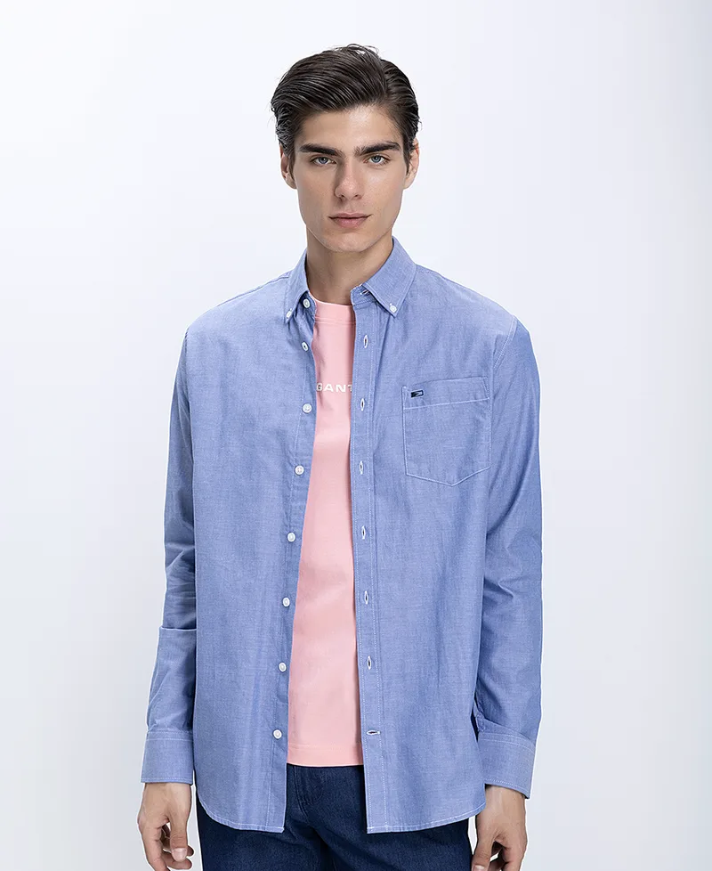 Ανδρικό Βαμβακερό Overshirt Modern Fit
