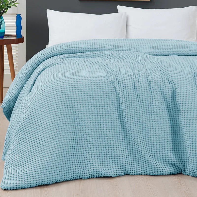 Κουβέρτα Πικέ Μονή 170x240 Beauty Home Snap 1990 Blue 170x240