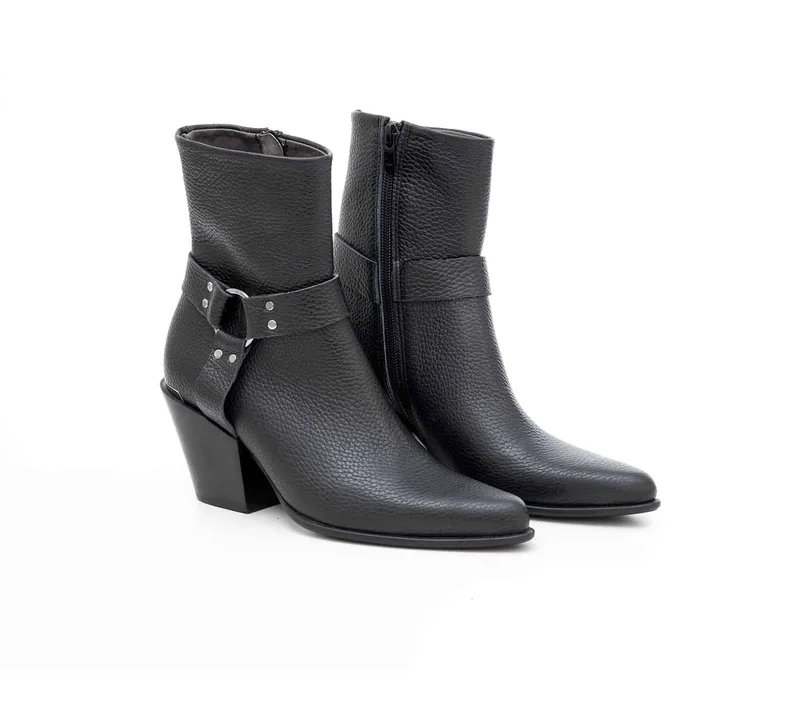 Δερμάτινα Μποτάκια Art 20FW61 Black