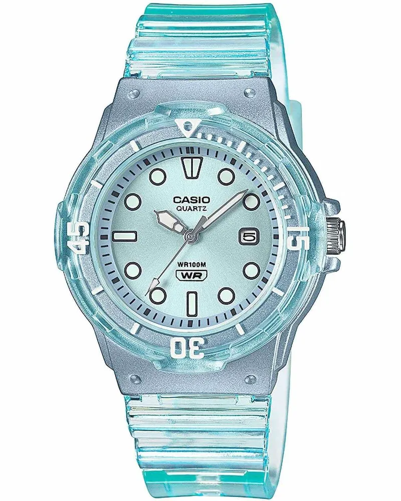 CASIO Collection - LRW-200HS-2EVEF, Light Blue case with Light Blue Rubber Strap