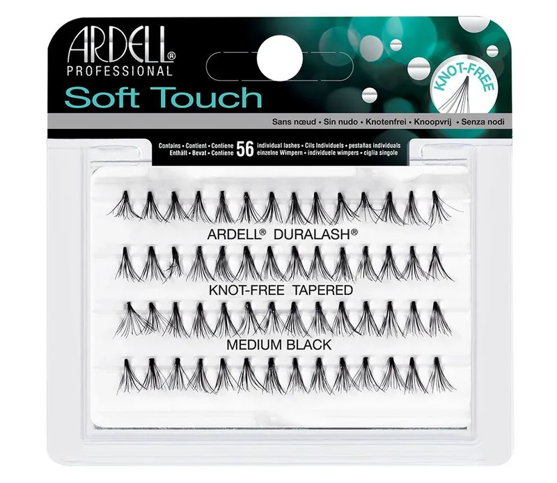 Ardell Professional Soft Touch Duralash Knot-Free Tapered Medium Black (56pcs)