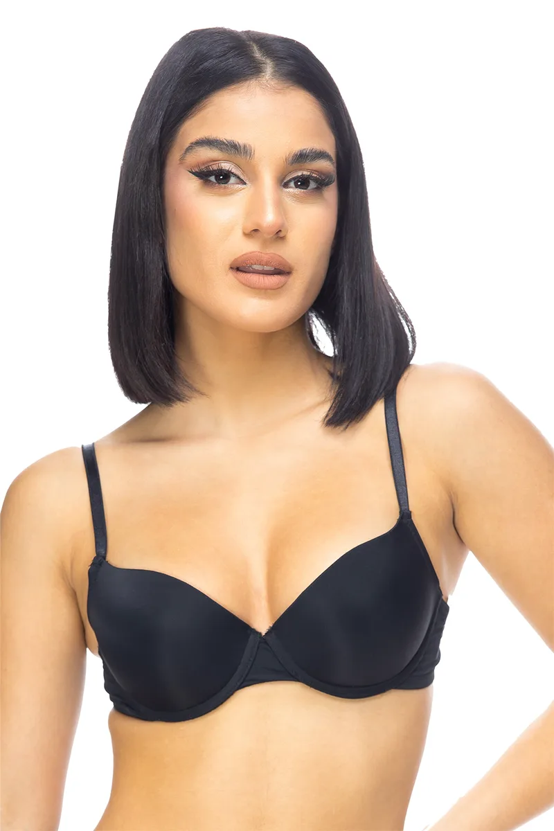 Γυναικείο σουτιέν Push Up με μπανέλα (B Cup)-33-8015b