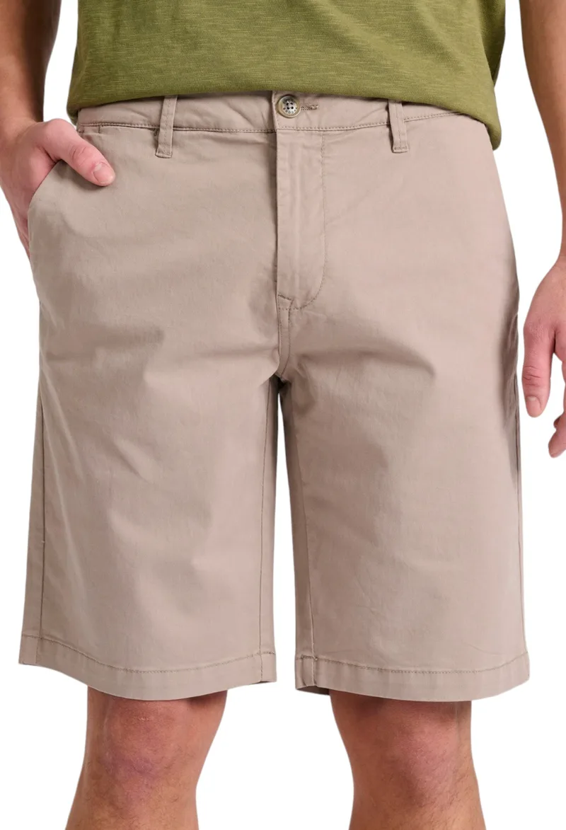 Βερμούδα Funky Buddha Chino FBM009-001-03-GREIGE Ανδρικό