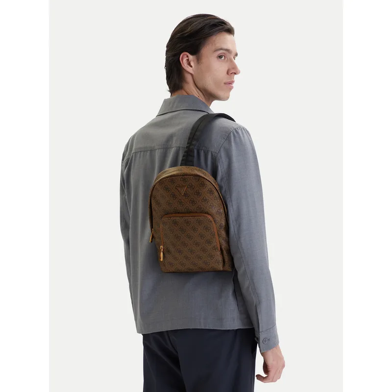 Σακίδιο Guess HMMILO P6202 Καφέ