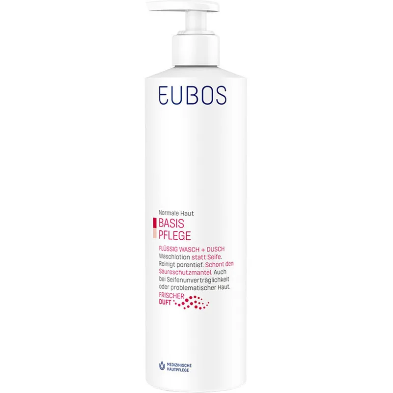 Eubos Basic Care Face - Body Liquid Washing Emulsion Υγρό Καθαρισμού Προσώπου - Σώματος, Χωρίς Σαπούνι 400ml
