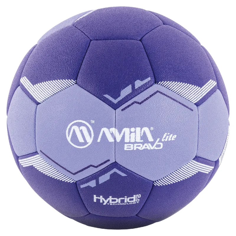 Μπάλα Handball Bravo Lite Νο1 Μοβ/Βιολετί/Λευκό