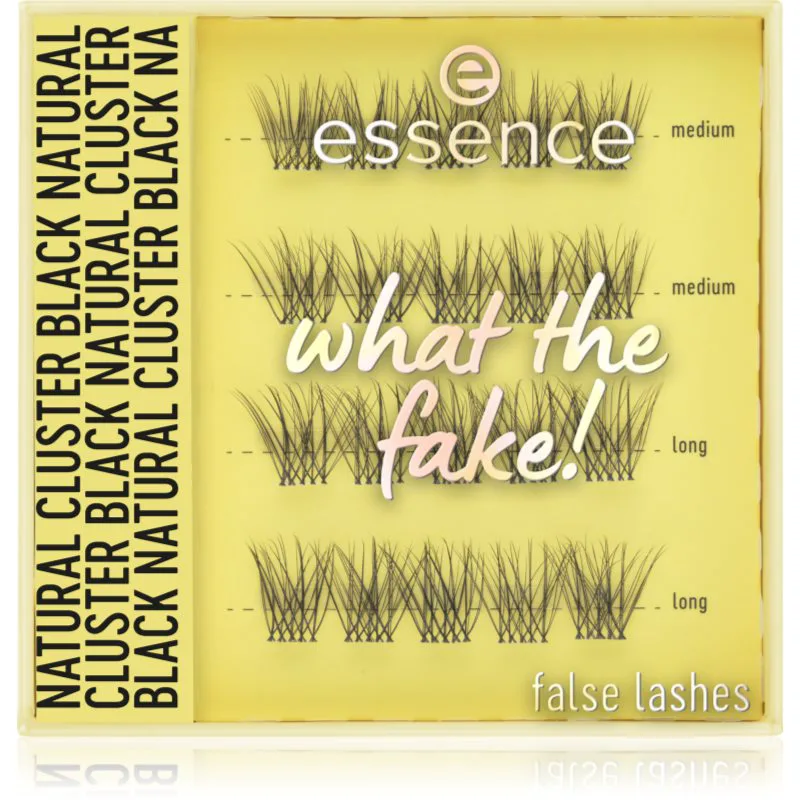 essence WHAT THE FAKE! τεχνητές βλεφαρίδες 06 Natural Cluster Block 1 τμχ