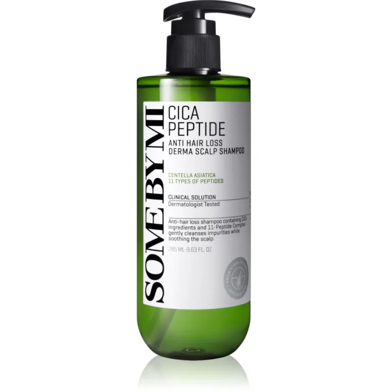 Some By Mi Cica Peptide Derma Scalp Shampoo δυναμωτικό σαμπουάν κατά της τριχόπτωσης με καταπραϋντική δράση 285 ml