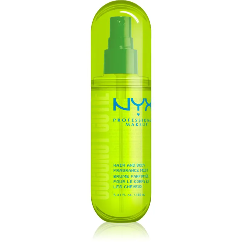 NYX Professional Makeup Fat Oil Body αρωματικό mist για μαλλιά και σώμα με άρωμα Coconut Cutie 160 ml