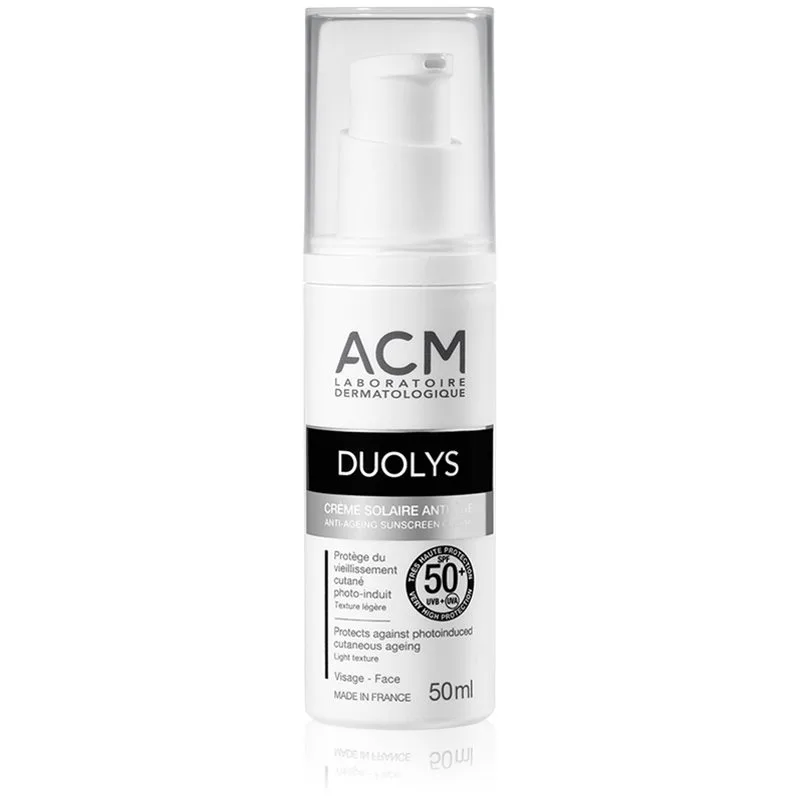 ACM Duolys προστατευτική κρέμα ημέρας κατά της γήρανσης της επιδερμίδας SPF 50+ 50 ml