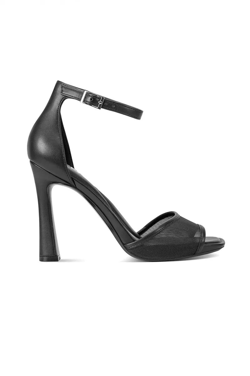 DKNY ΠΑΠΟΥΤΣΙΑ ΠΕΔΙΛΑ CIRELLE ANKLE STRA ΜΑΥΡΟ