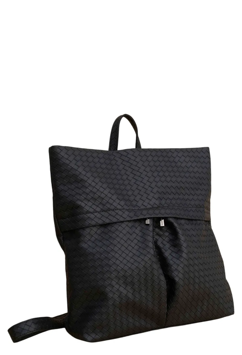 Τσάντα Ώμου Attrattivo Μονόχρωμη Tote 9T23456-BLACK Γυναικείο