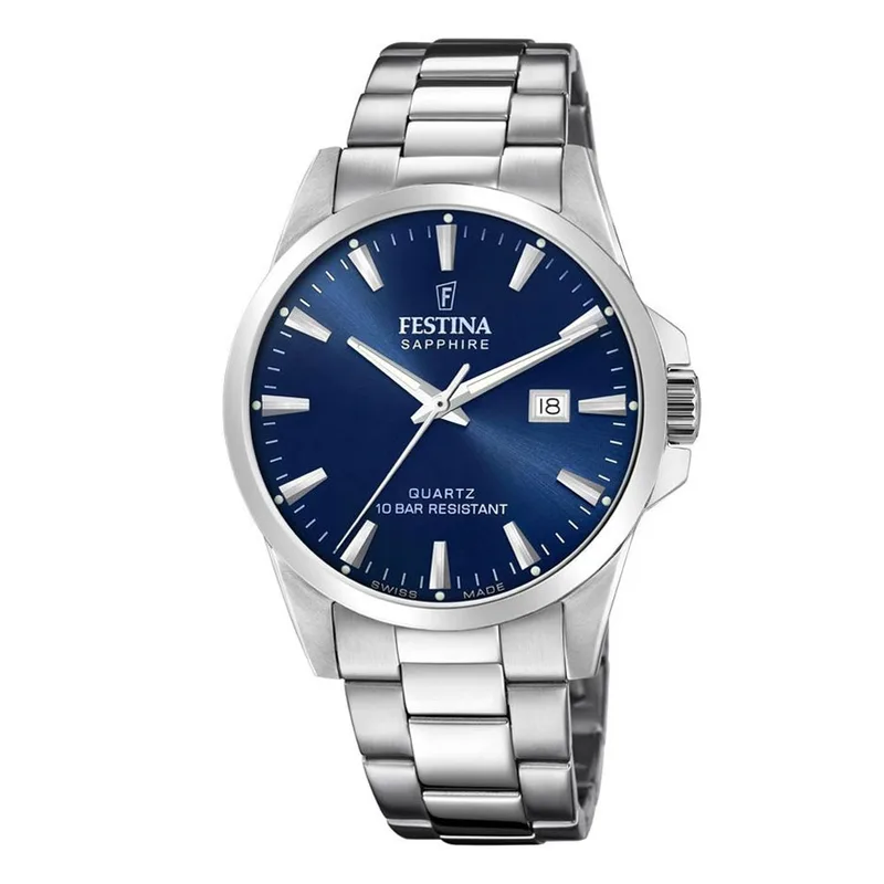 FESTINA Swiss Made Silver Stainless Steel Bracelet F20024/3