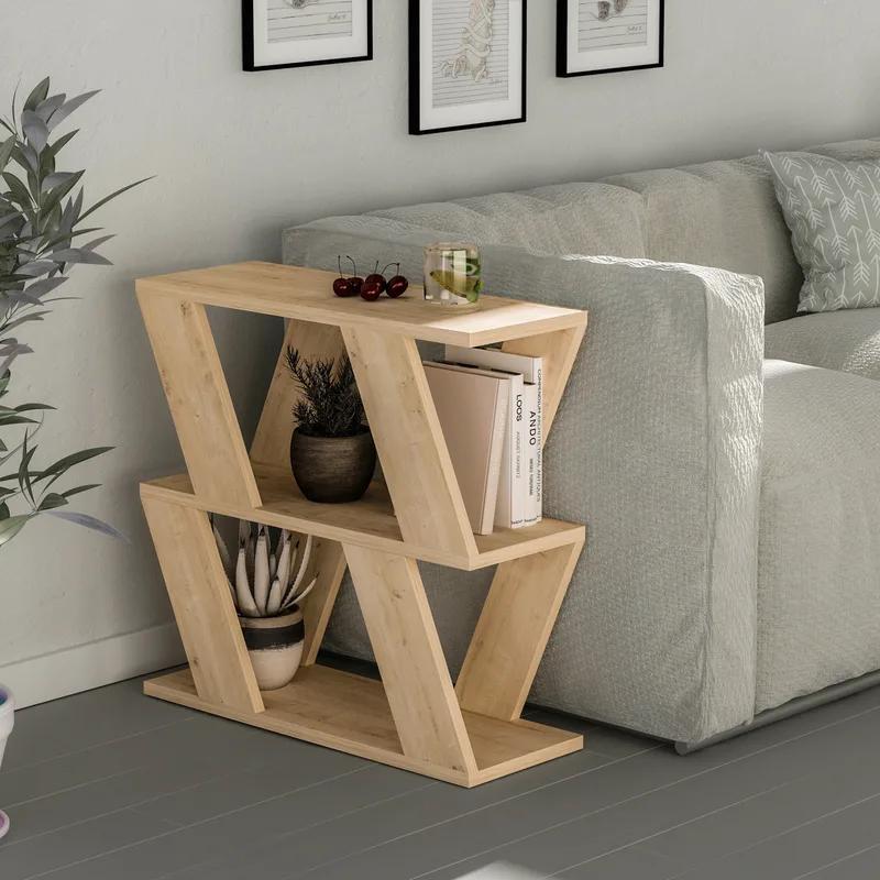 Βοηθητικό Τραπέζι Lazena - Oak 855Dte2846 (60x57x22)