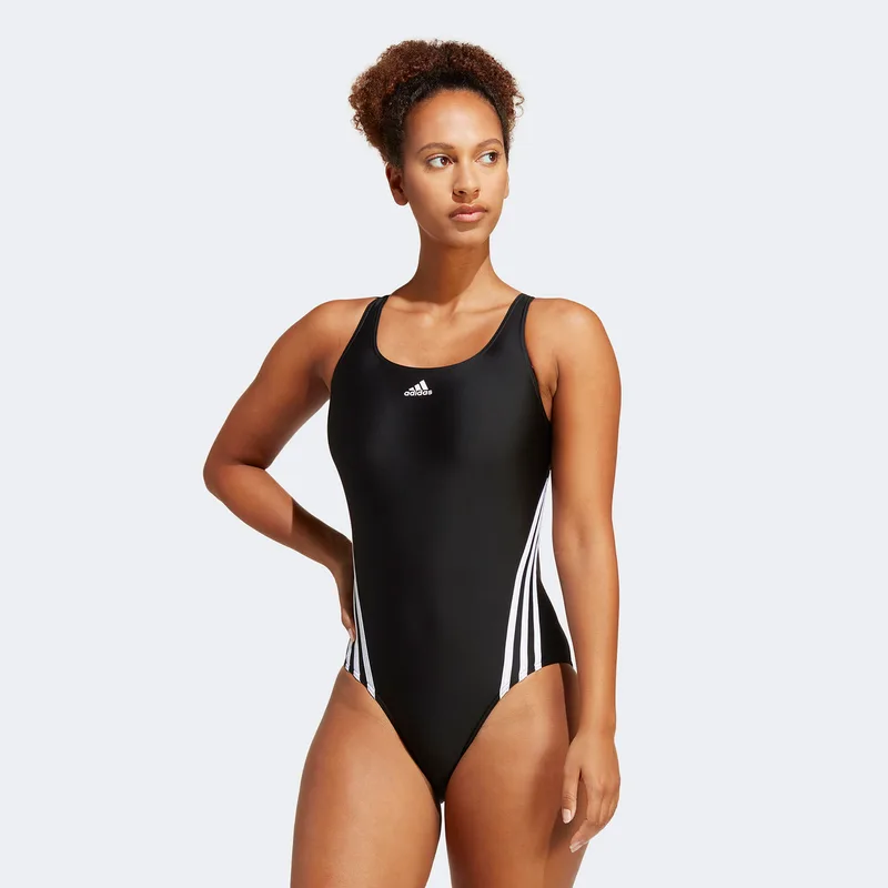 ADIDAS 3-STRIPES SWIMSUIT ΜΑΥΡΟ