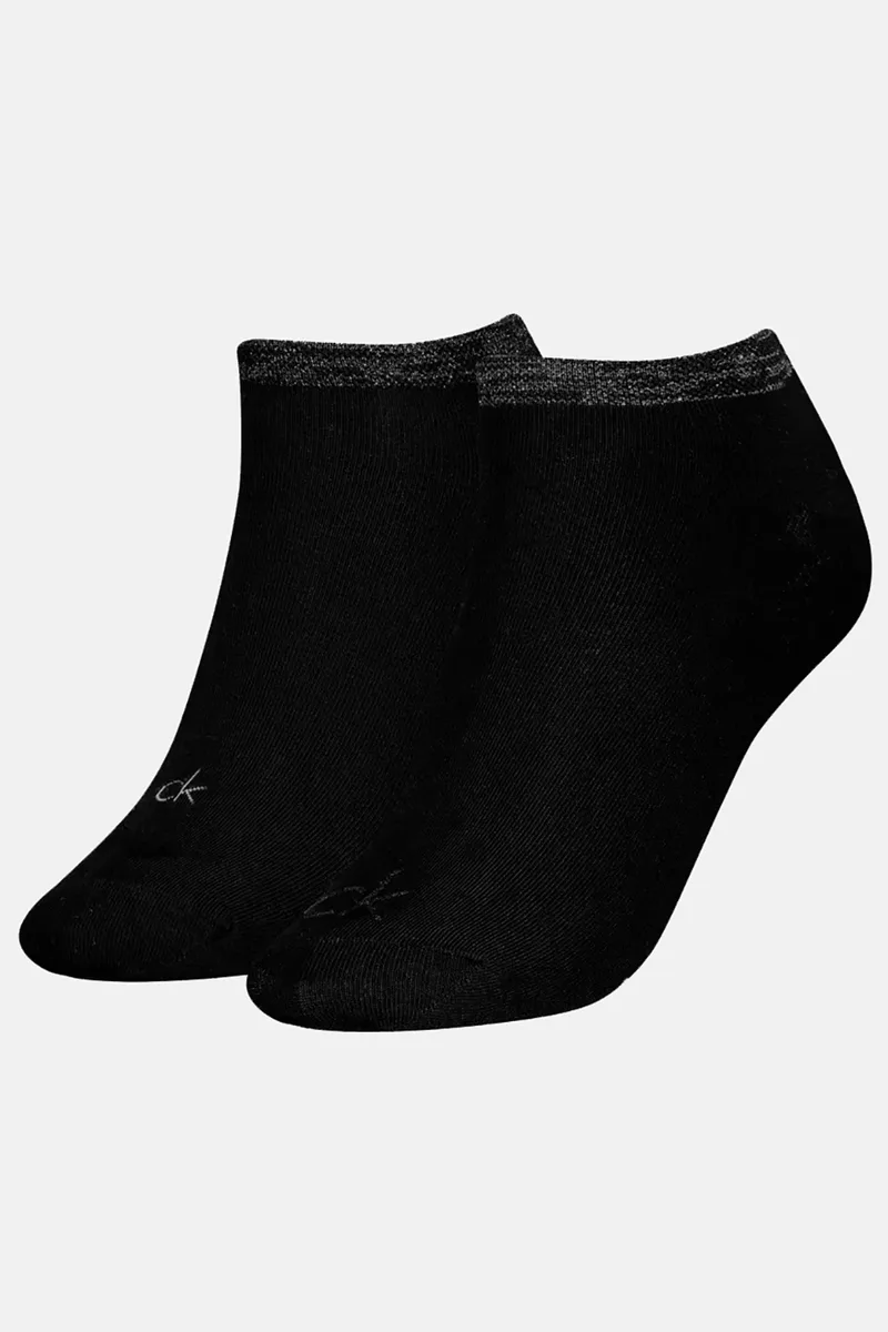 Calvin Klein γυναικείες κάλτσες κοφτές CK Women Sneaker Shiny (2 ζεύγη)-701230614-001