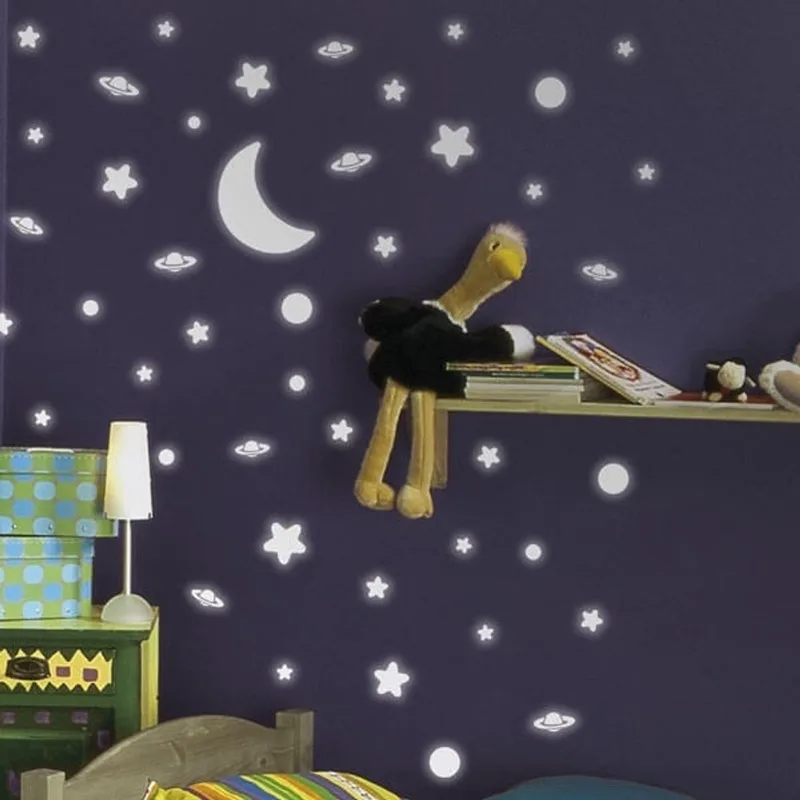 Αυτοκόλλητα Τοίχου Φωσφοριζέ Ango 79223 Stars
