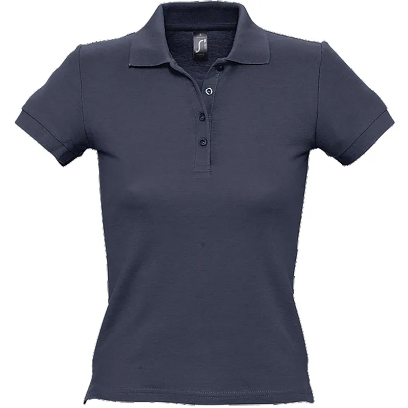 Γυναικείο πόλο πικέ People SOLS 11310 Navy