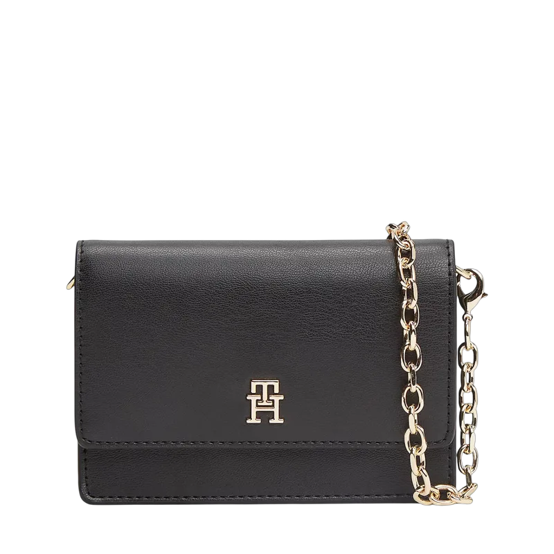 Γυναικείο Πορτοφόλι Μαύρο Tommy Hilfiger AW0AW18248-BDS