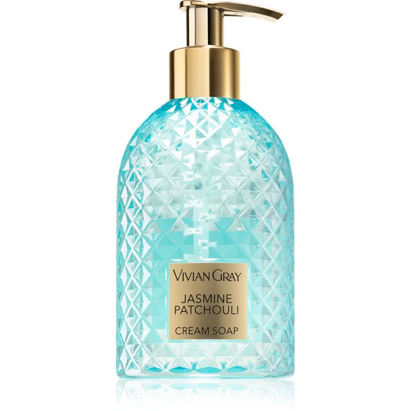 Vivian Gray Gemstone Jasmine & Patchouli κρεμώδες σαπούνι για τα χέρια 300 ml