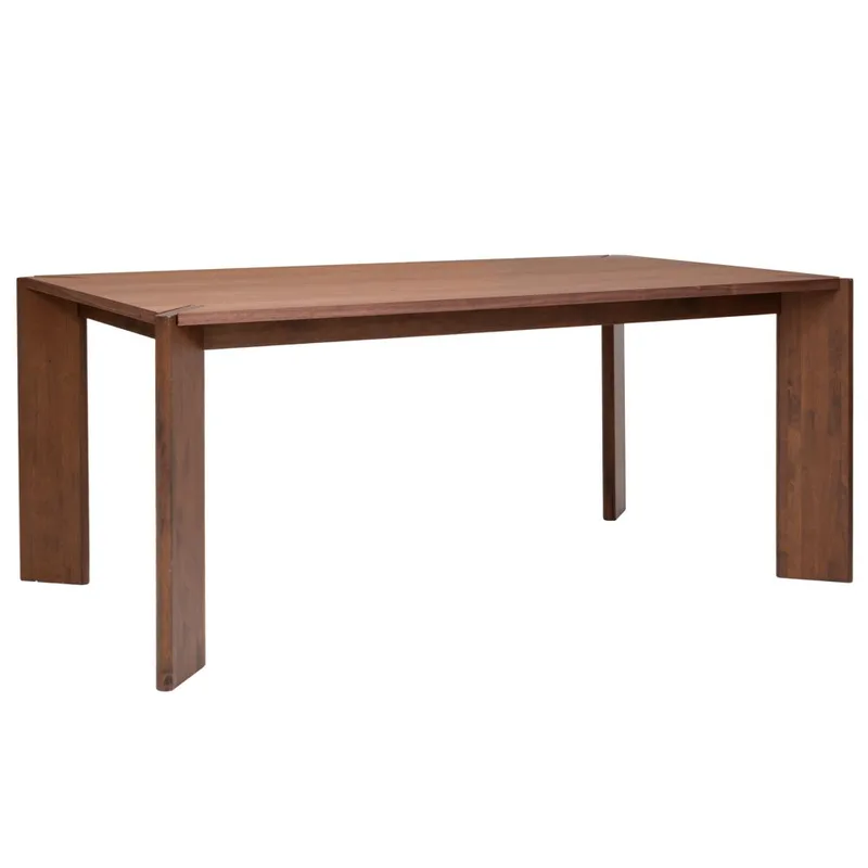 Τραπέζι Ξύλινο Καρυδιάς Μασίφ-Mdf Natural 180x100x75εκ. iliadis 92590 (Υλικό: Ξύλο, Χρώμα: Καφέ) - Iliadis - il_92590