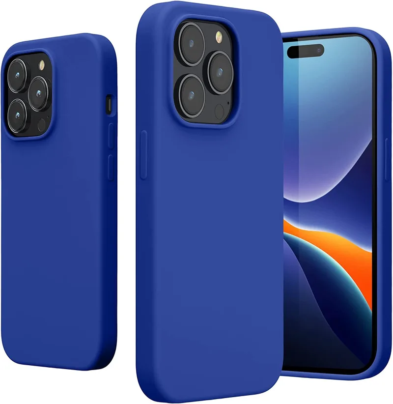 KWmobile Soft Flexible Rubber Cover - Θήκη Σιλικόνης Apple iPhone 14 Pro - Baltic Blue (59073.134)