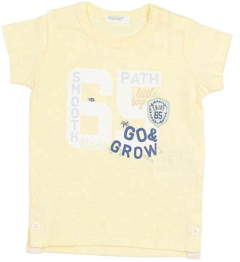 T-SHIRT BENETTON BABY BOY ΚΙΤΡΙΝΟ (62 CM)-(3-6 ΜΗΝΩΝ)