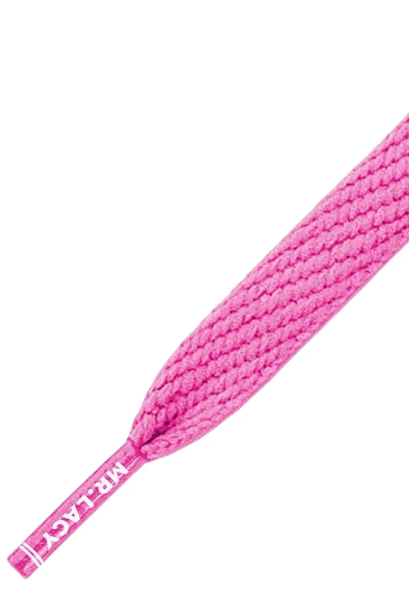 Κορδόνια Mr. Lacy Flatties 130cm Lipstick Ροζ 315547-L.PINK