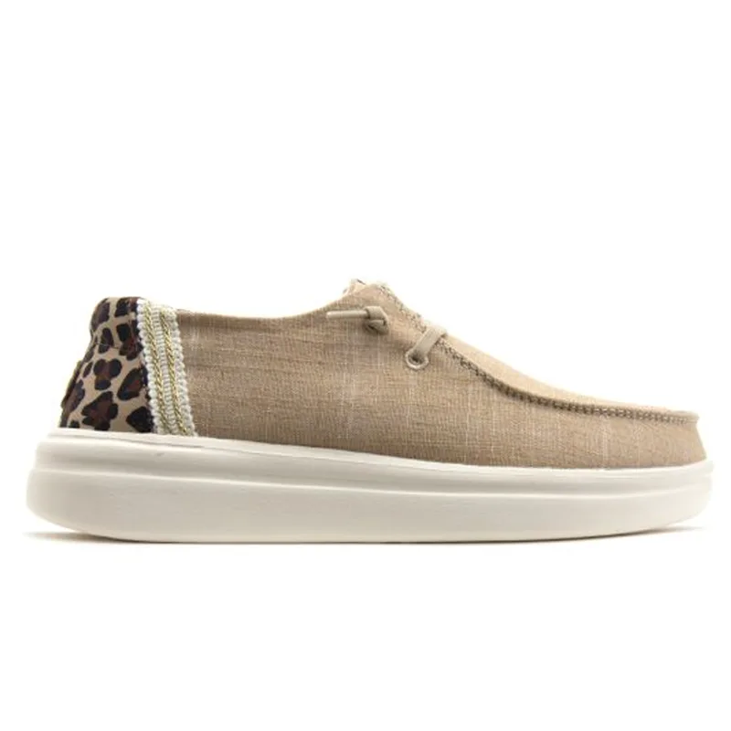 HEYDUDE ΓΥΝΑΙΚΕΙΟ Wendy Rise Animal 43780 2UG Tan/Multi Tan/Multi