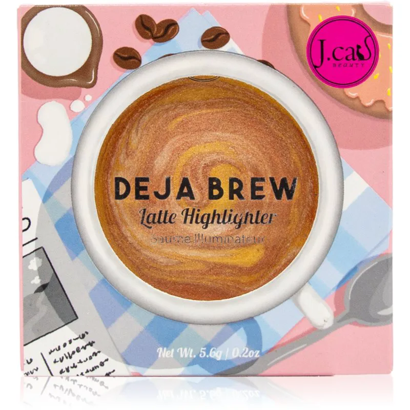 J.Cat Beauty Deja Brew λαμπρυντικό απόχρωση 101 Cafe Elevation 5.6 γρ