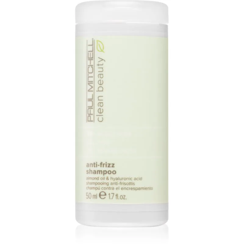 Paul Mitchell Clean Beauty Anti-Frizz λειαντικό σαμπουάν για ατίθασα και κρεπαρισμένα μαλλιά 50 ml