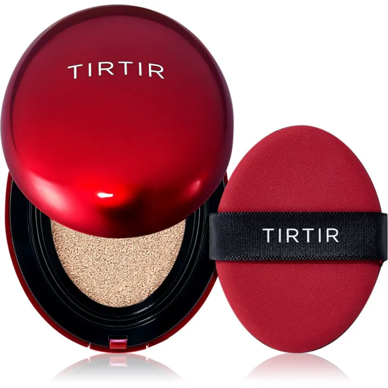 TIRTIR Mask Fit Red Cushion μακράς διαρκείας μεικ απ σε σφουγγαράκι απόχρωση 21C Cool Ivory 18 γρ