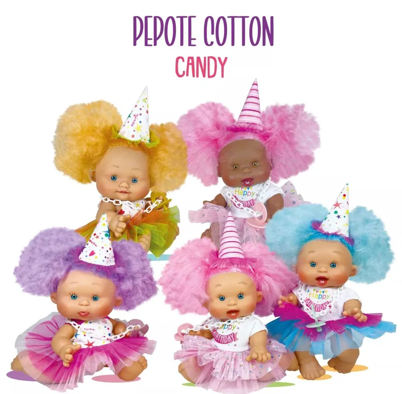 Κούκλα μωρό Nines d'Onil - Pepote Cotton Candy (26 cm) (διάφορα σχέδια)