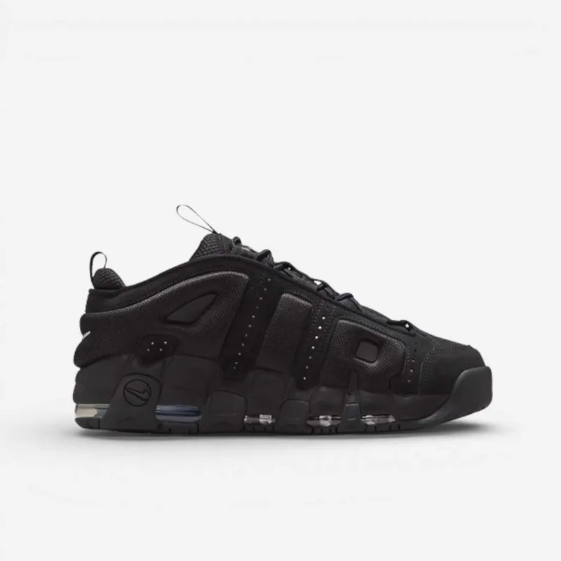 Ψηλά Sneakers Nike Air More Uptempo Low 'Triple Black'
