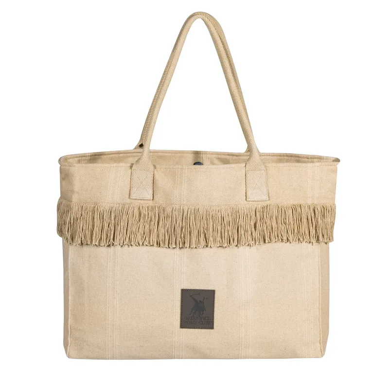 Greenwich polo club τσαντα θαλασσησ 46x36 essential 4083 beige