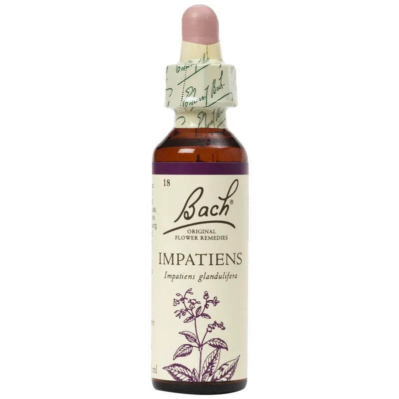 Bach Impatiens Συμπλήρωμα Διατροφής Ανθοϊάματος με Εκχύλισμα Φυτού Impatiens για την Καταπολέμηση της Ανυπομονησίας 20ml