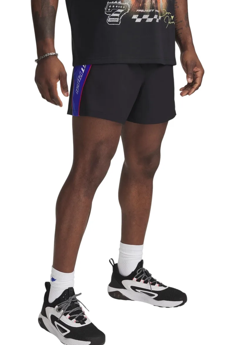 Σορτς Under Armour Project Rock Woven Colorblock 1389919-001 Ανδρικό