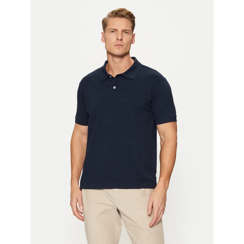 Guess Jeans Polo M4BP29 KCJV1 Σκούρο μπλε Regular Fit