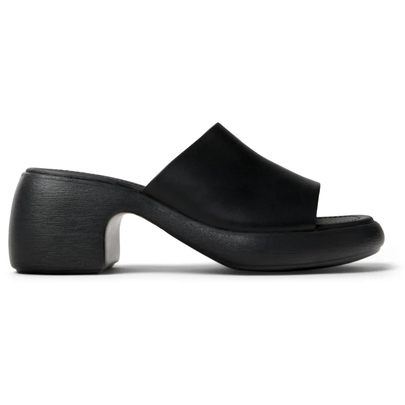 CAMPER Thelma Sandal - Πέδιλα Για Γυναικεία - Μαύρο, Μέγεθος 39, Smooth leather