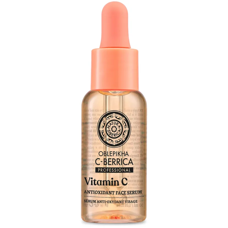 Natura Siberica Oblepikha C-Berrica Vitamin C Antioxidant Face Serum Αντιοξειδωτικός Ορός Προσώπου με Βιταμίνη C 30ml