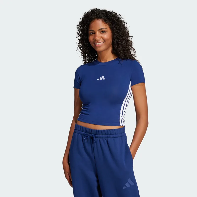 adidas Sportswear Essentials 3-Stripes Slim Baby Γυναικείο T-Shirt (9000216894_66159)