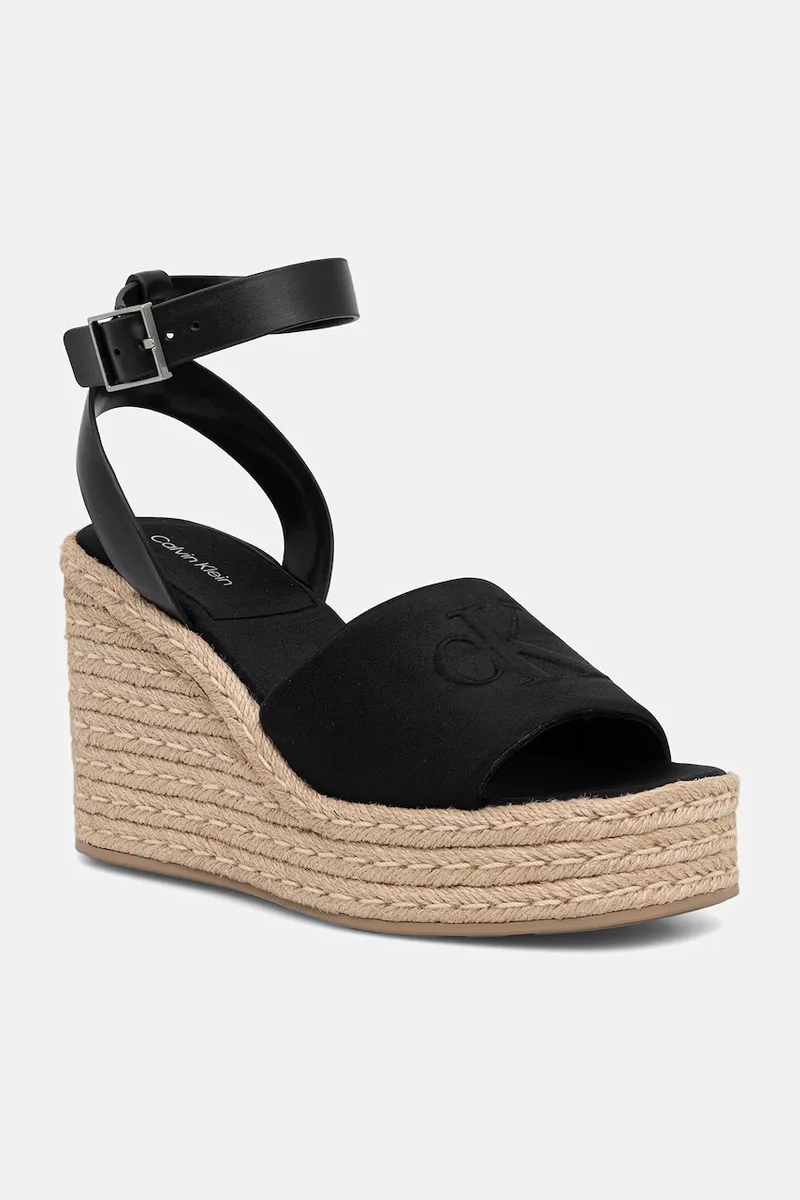 Calvin Klein σανδάλια σε σφήνα WEDGE ESPAD 70 NEOPR MG