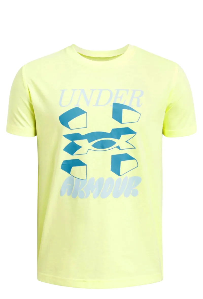 Μπλούζα Κοντομάνικη Under Armour Split Big Logo 1390003-727 Αγόρι