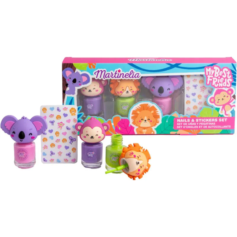 Martinelia My Best Friends Nails & Stickers Set Σετ για παιδιά