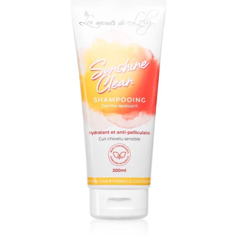 Les Secrets De Loly Sunshine Clean θρεπτικό σαμπουάν για ευαίσθητο δέρμα της κεφαλής 200 ml