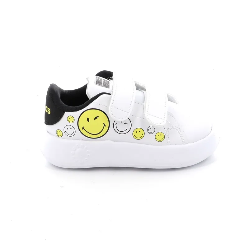 Παιδικό Αθλητικό Παπούτσι Adidas Advantage Smiley Cfi Χρώματος Λευκό IH6257